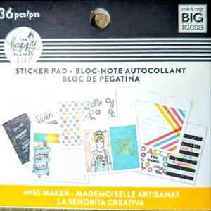 The Happy Planner OG Miss Maker Mini Sticker Pad